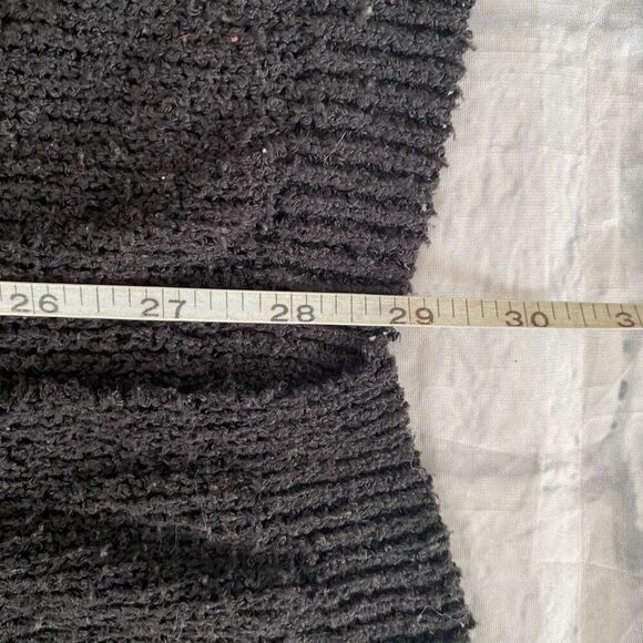 Mossimo women S open front loose knit cardigan black - Picture 8 of 9